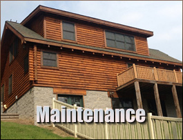  New Rumley, Ohio Log Home Maintenance