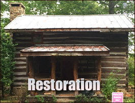 Historic Log Cabin Restoration  New Rumley, Ohio